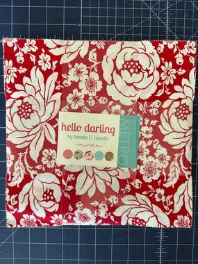 Moda Hello Darling Red & Cream Floral Layer Cake